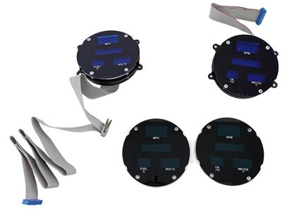 VFD BLUE AND TEAL LENSES