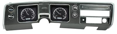 GAUGE KIT DIRECT FIT ANALOG BL