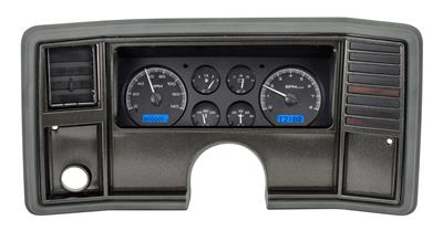GAUGE KIT VHX ANALOG BLK CHEVY