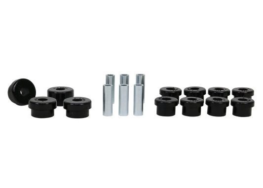 Whiteline Plus 88-00 Honda Civic / 88-9/95 CRX Rear Control Arm - Lower Inner & Outer Bushing Kit W62005