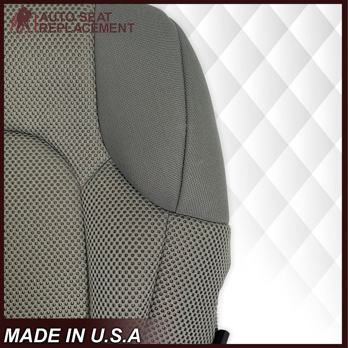 2005 - 2019 Nissan Frontier SE Replacement Bottom Gray Cloth (Fabric) Material Seat Cover