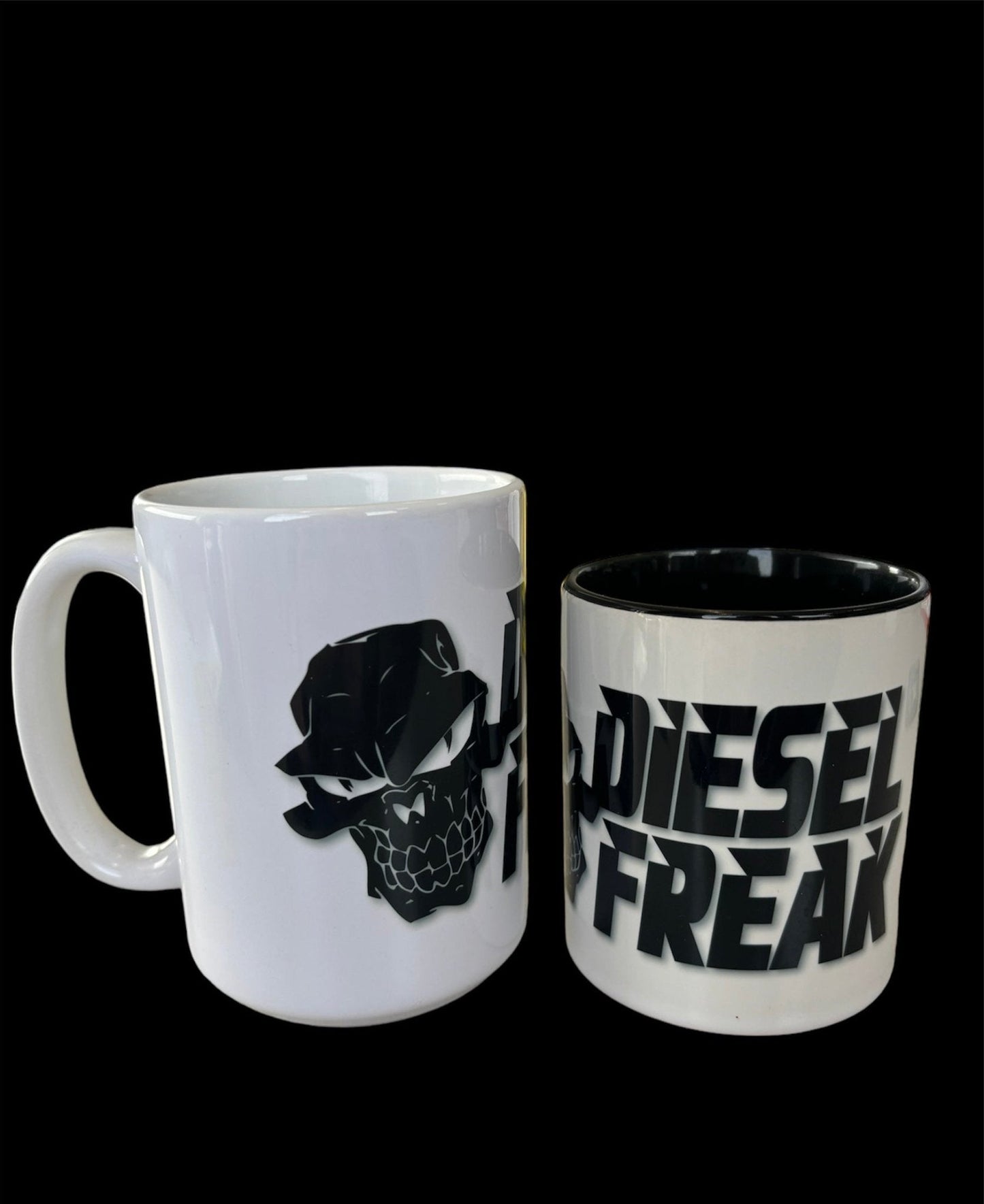 Diesel Freak Stacked - Black Coffee Mug