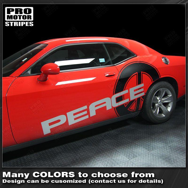 Dodge Challenger 2008-2023 MOPAR Style Side Stripes