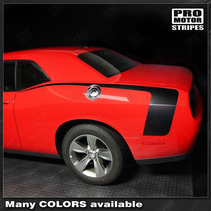 Dodge Challenger 2008-2023 Rear Quarter Side Stripes