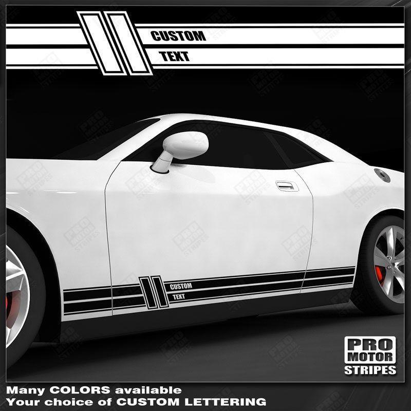 Dodge Challenger 2008-2023 Rocker Panel Side Stripes