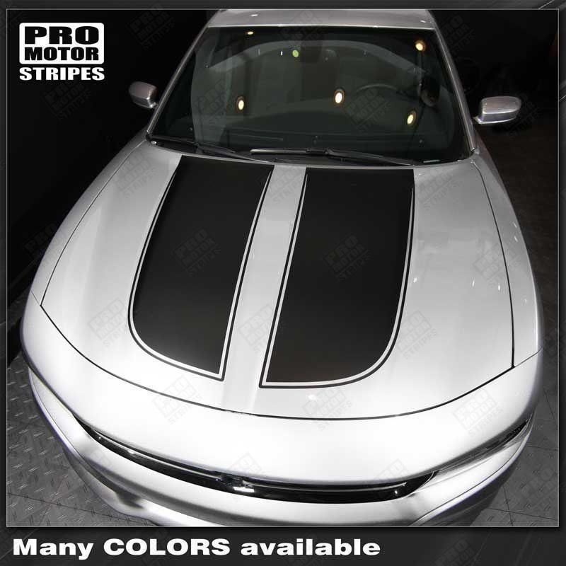 Dodge Charger 2015-2023 Hood Accent Decals Stripes