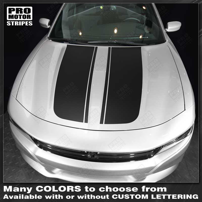 Dodge Charger 2015-2023 Hood Accent Decals Stripes