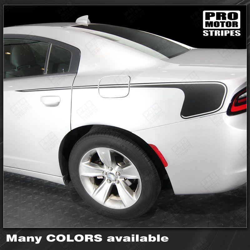 Dodge Charger 2015-2023 Rear Quarter Side Accent Stripes