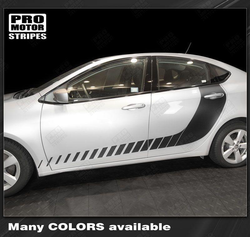 Dodge Dart 2013-2018 Door Accent Side Hockey Stripes