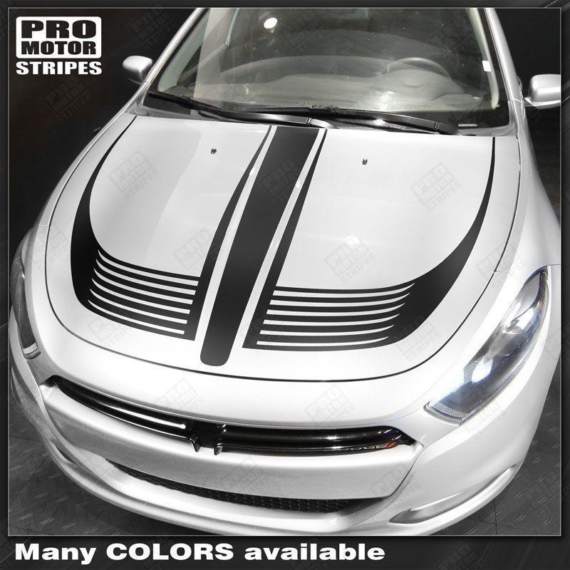 Dodge Dart 2013-2018 Hood Accent Stripes
