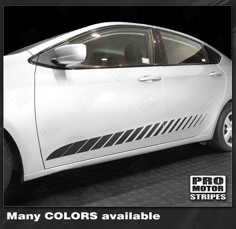 Dodge Dart 2013-2018 Lower Door Rocker Panel Side Stripes