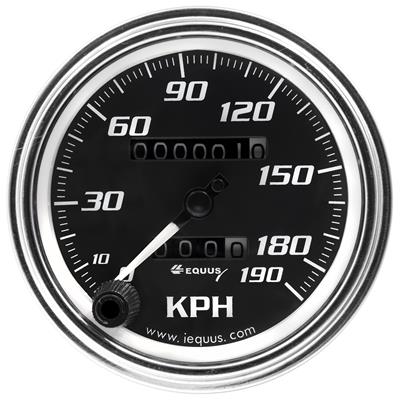 SPEEDOMETER GAUGE 3-3/8 CHR