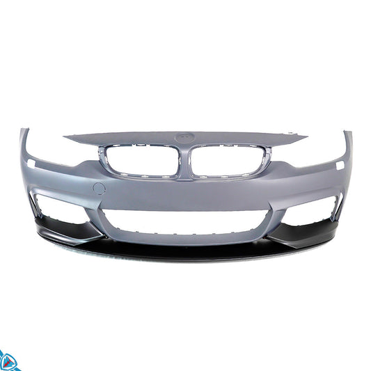 2014-2020 BMW 4 Series (F32/F33/F36) M Performance Style Polypropylene Front Lip | E3Tuning