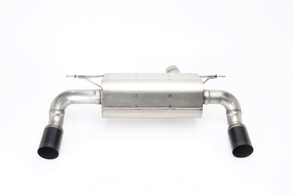 Dinan Free Flow Axle-Back Exhaust - 2012-2016 BMW 335i/435i Stainless Steel - Black Tips - F30/F32