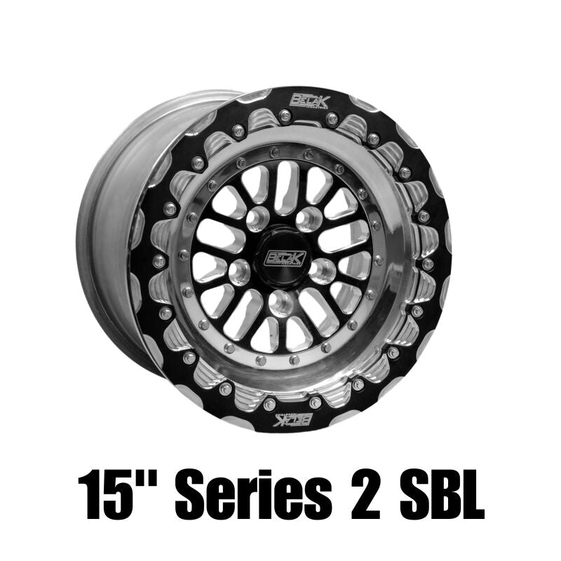 Belak Wheels Belak 15x9 / 6in BS / 5x114.3 BP / High Pad / Series 2 Wheel - Single Beadlock Billet Outer Lip 15095114S26BS-BLT