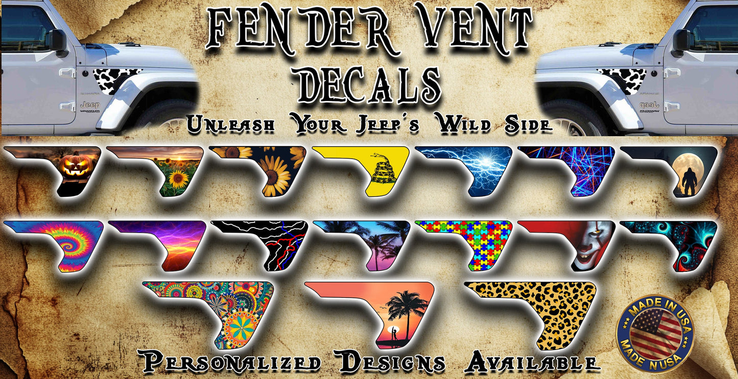 Bigfoot cabin fender vent for the JL or JT 2018 or newer 10