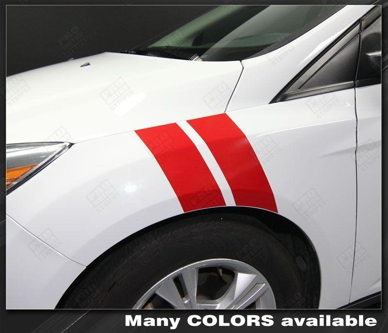 Ford Focus 2011-2018 Fender Hash Side Stripes