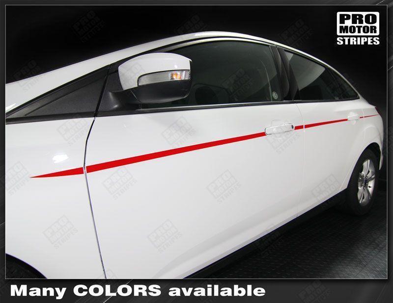 Ford Focus 2011-2018 Javelin Side Accent Stripes