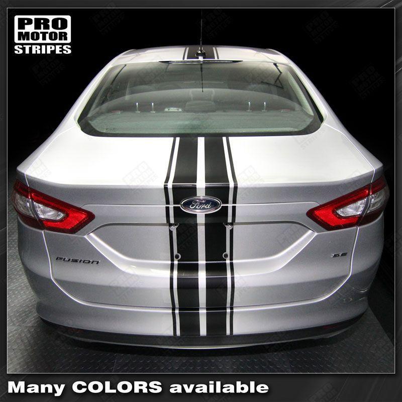 FORD FUSION 2013-2021 Top and Sides Double Stripes Set