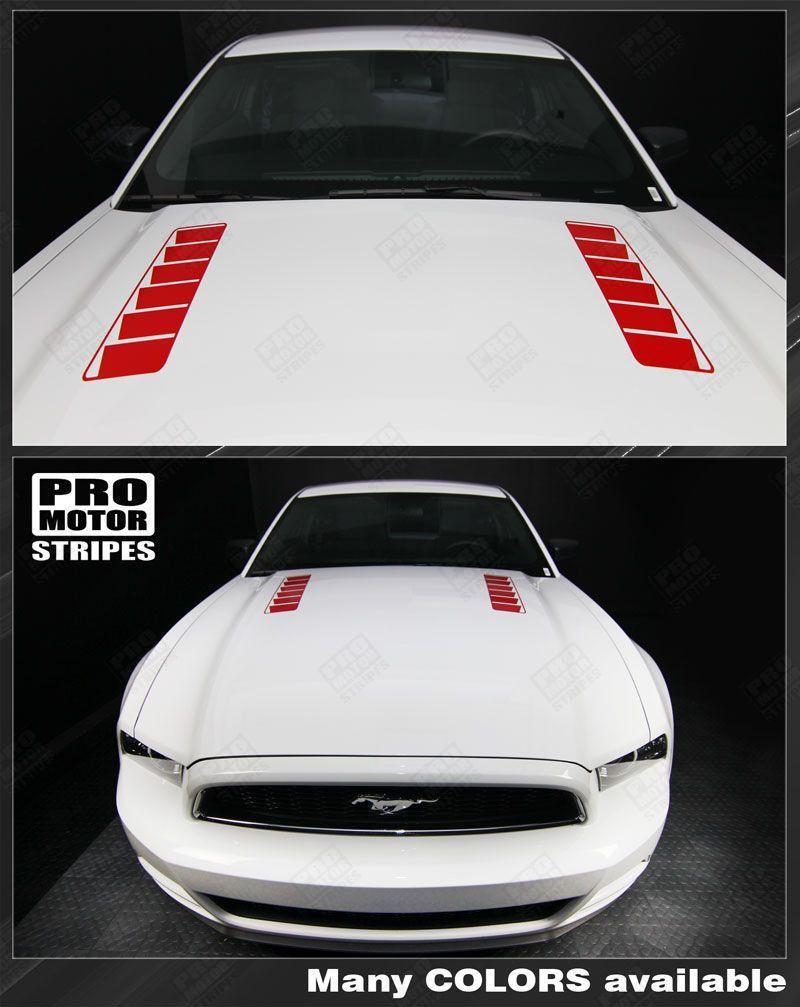 Ford Mustang 1994-2023 Hood Vent Louvers imitation Decals