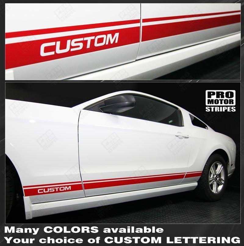 Ford Mustang 1994-2023 Rocker Panel Side Stripes