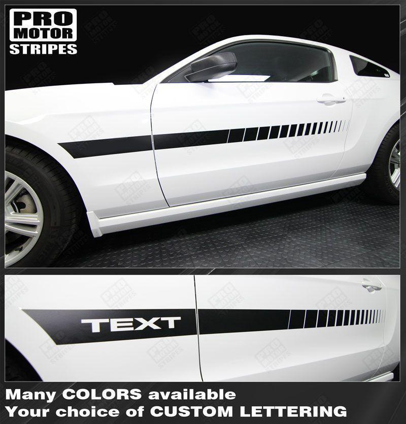 Ford Mustang 2005-2023 Side Accent Strobe Stripes