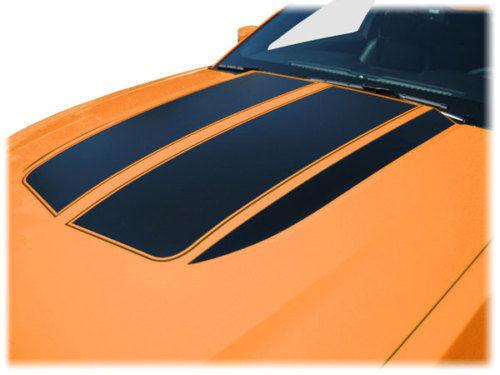 Ford Mustang 2010-2012 Hood Scoop Top & Side Spear Stripes
