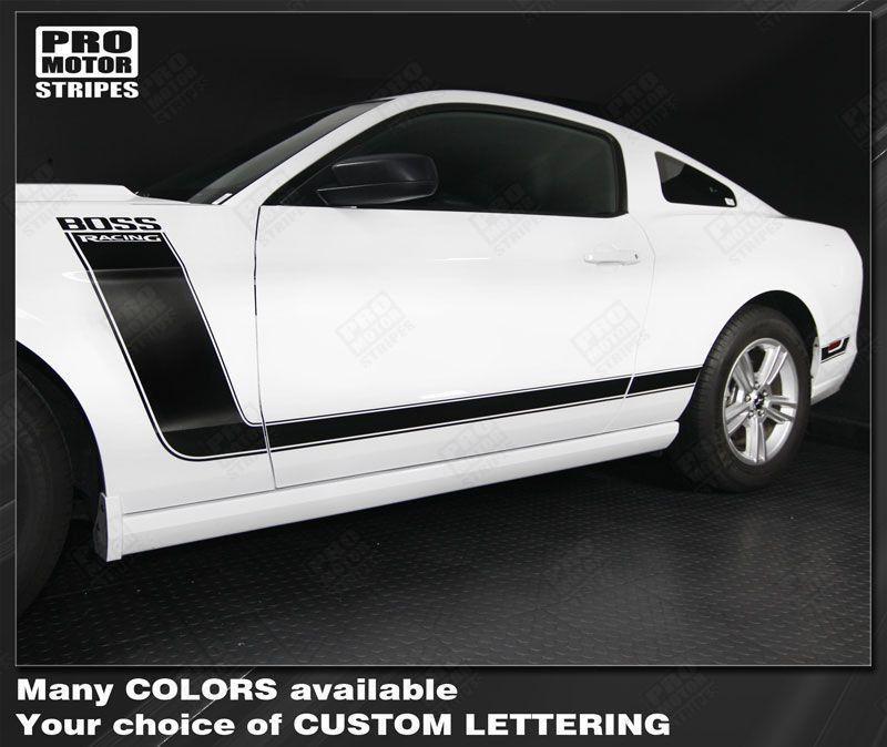 Ford Mustang 2005-2023 BOSS 302 Style Side & Top Stripes