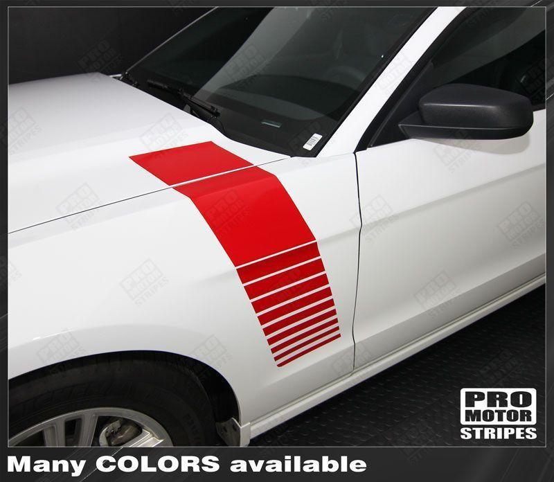 Ford Mustang 2005-2014 Fender Side Strobe Stripes