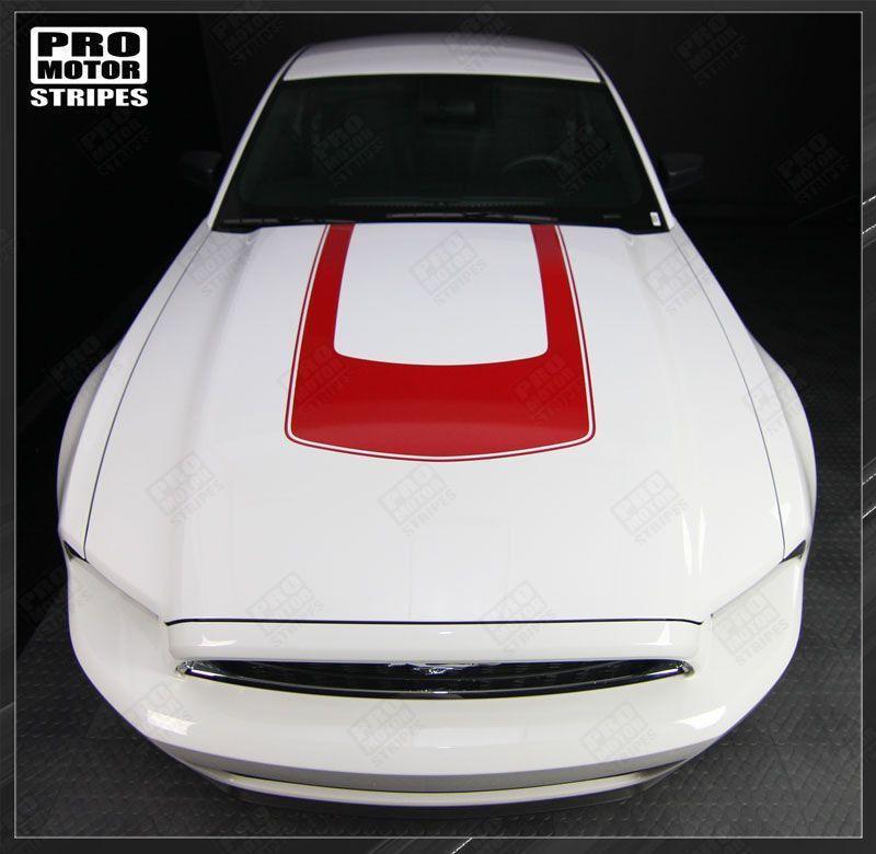Ford Mustang 2005-2017 Hood Accent U-Stripe Decal