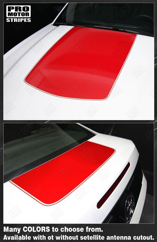 Ford Mustang 2005-2017 Hood and Trunk Stripes