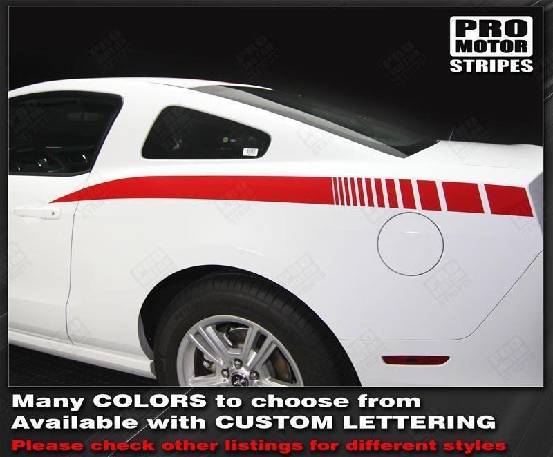 Ford Mustang 2005-2014 Rear Quarter Side Stripes