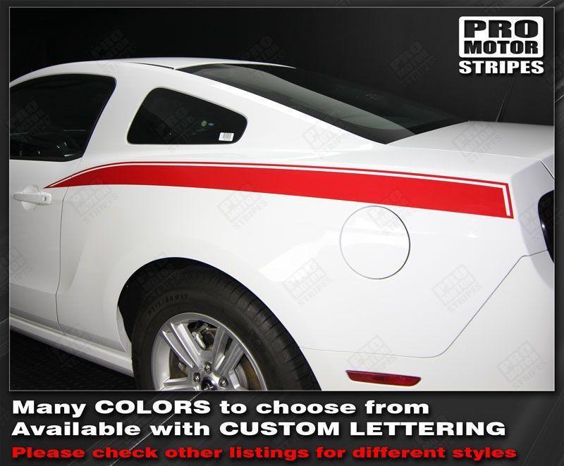 Ford Mustang 2005-2014 Rear Quarter Side Stripes