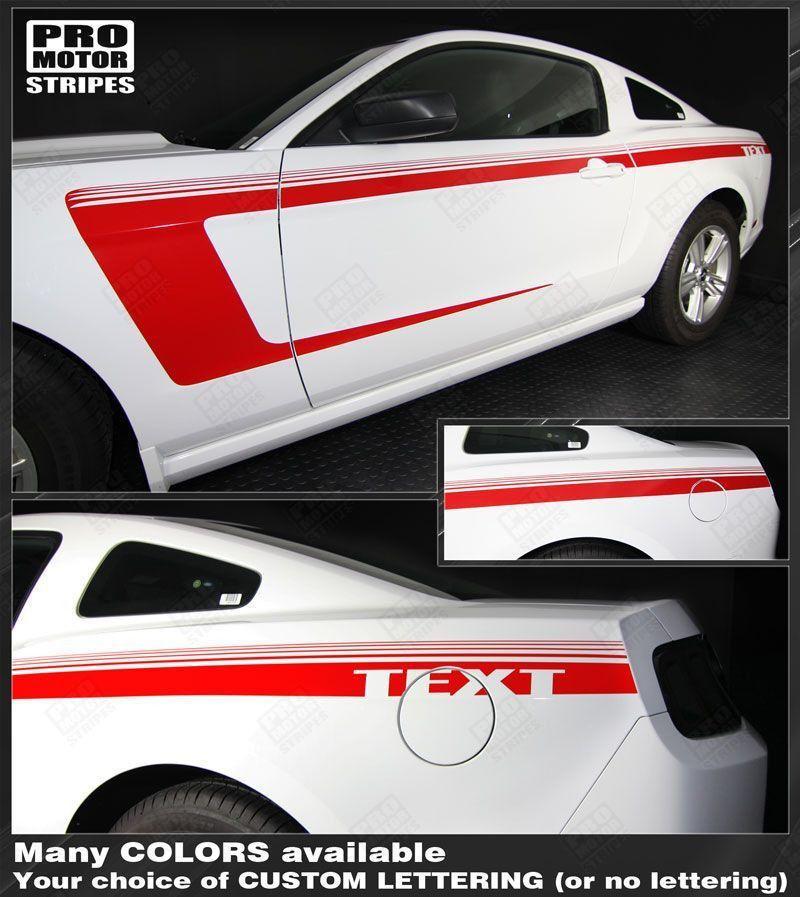 Ford Mustang 2005-2014 Side Accent Strobe C-Stripes
