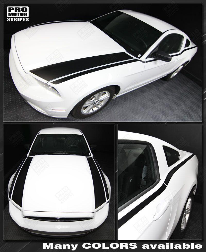 Ford Mustang 2013-2014 Hood and Side Javelin Stripes