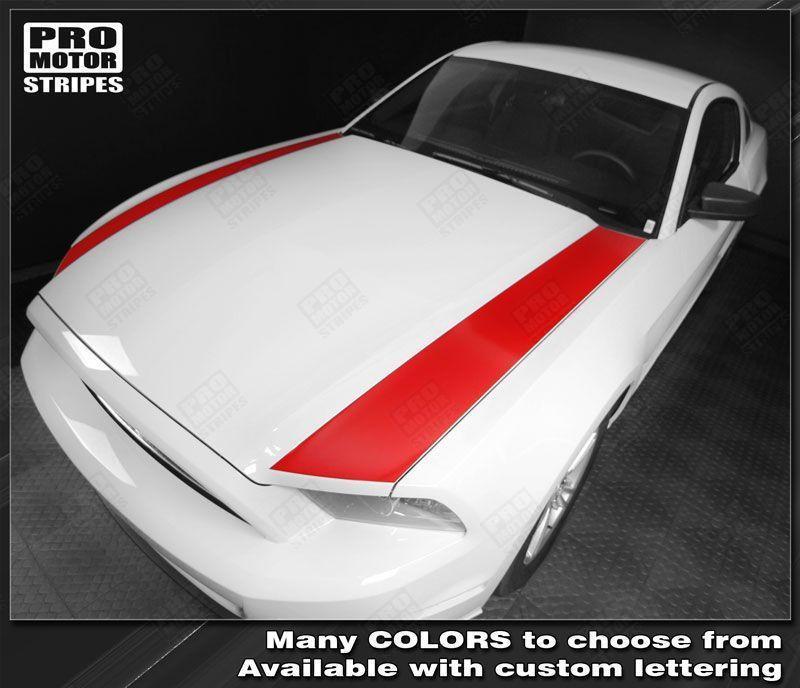 Ford Mustang 2005-2009 & 2013-2014 Hood Side Accent Stripes
