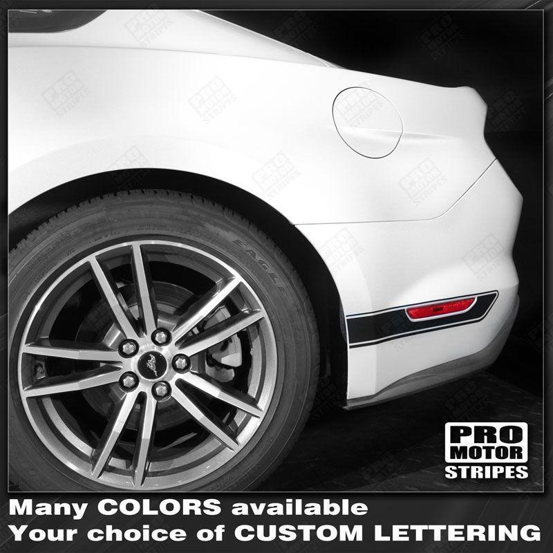 Ford Mustang 2015-2017 BOSS 302 Style Hood & Side Stripes