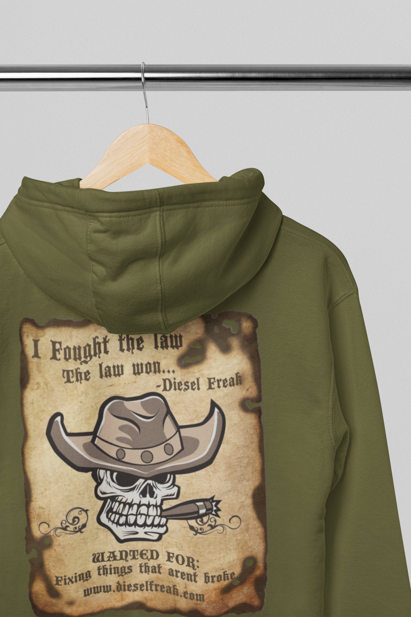 Diesel Freak Fought The Law Hoodie