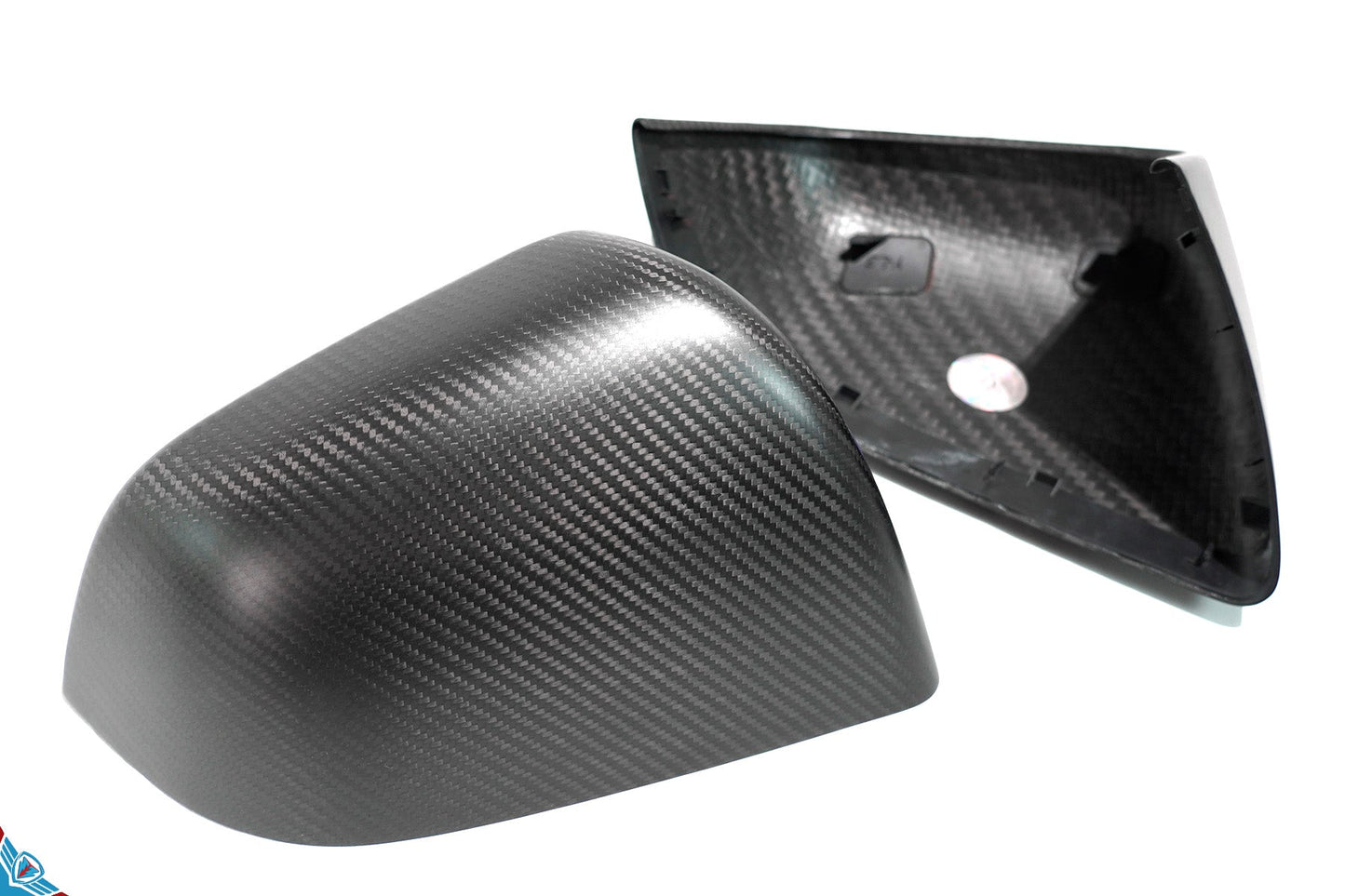 2020-2024 Tesla Model Y (1st-Gen) OEM Style Dry Carbon Fiber Mirror Covers | FYBR Aerodynamics