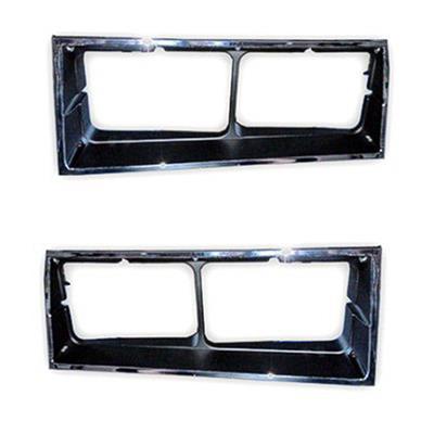 HEAD LIGHT BEZEL PAIR CHROME P