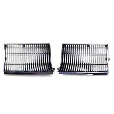GRILLE PAIR CHROME/PAINTED BL