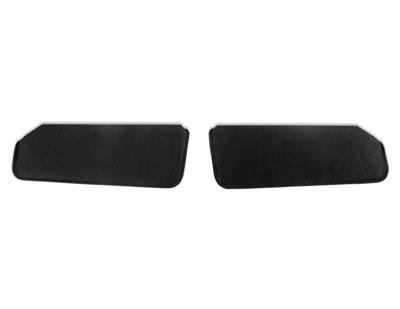 SUNVISOR CLOTH BLK PAIR