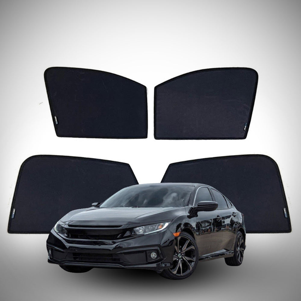 2016-2021 Honda Civic 10th Gen Sedan Window Sun Shades