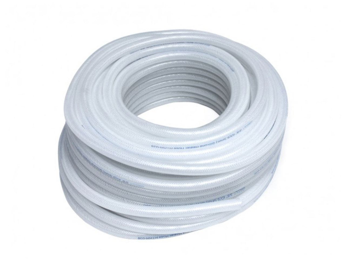 HPS High Temp 3/4" ID (19mm) Reinforced Silicone Heater Hose Clear - 50F