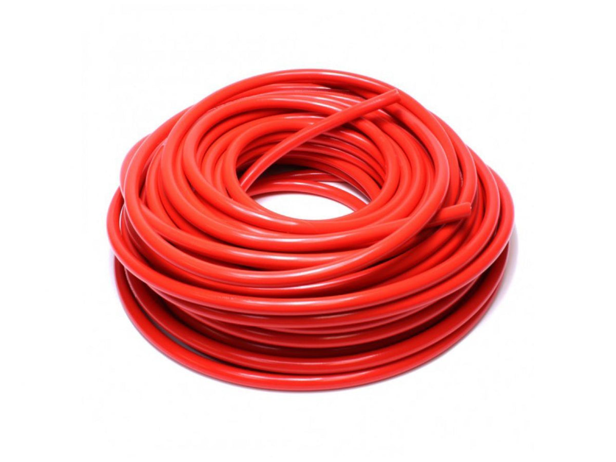 HPS High Temp 3/8" ID (9.5mm) Reinforced Silicone Heater Hose Red - 100F