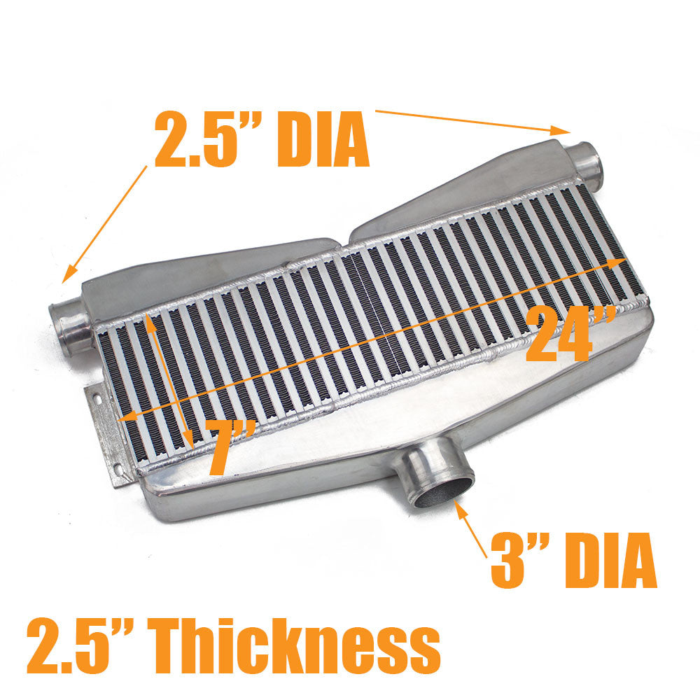 REV9 Twin Turbo Intercooler Type 3 (2 In / 1 Out)