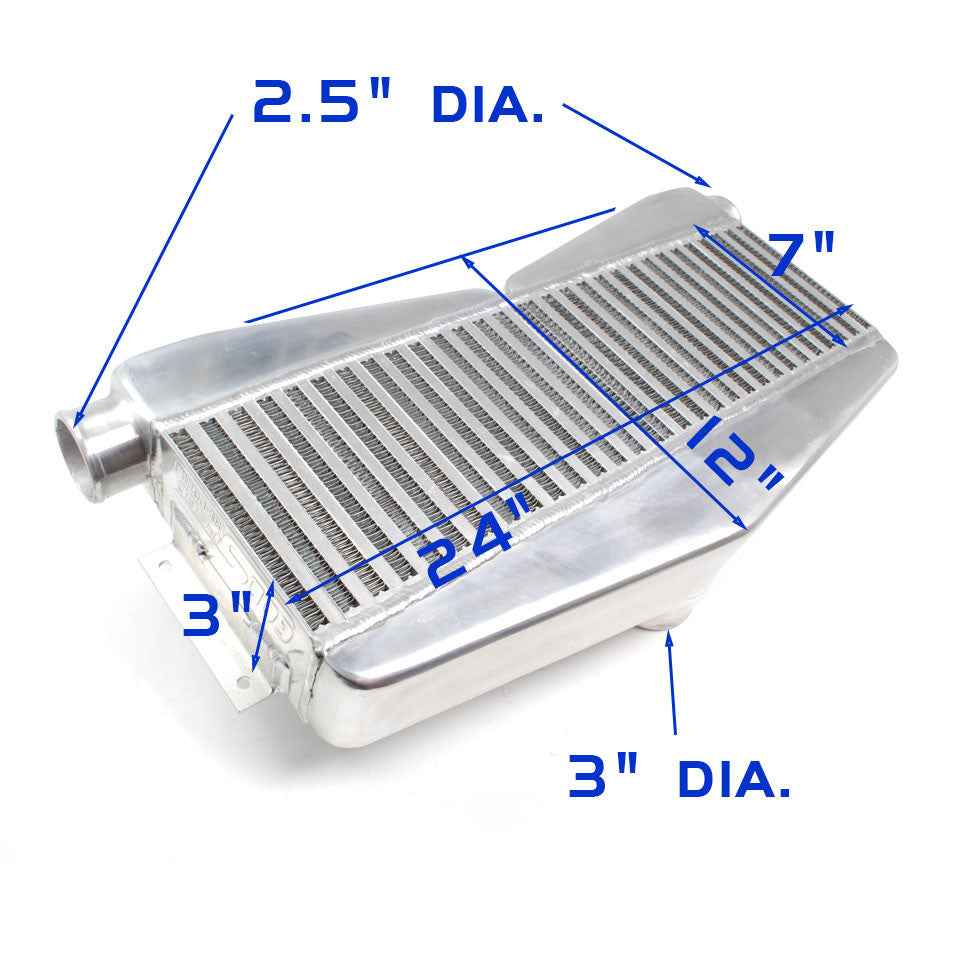 REV9 Twin Turbo Intercooler Type 2 (2 In / 1 Out)
