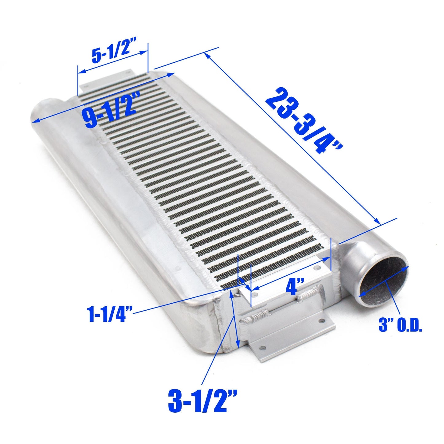 REV9 Universal Type-Z Intercooler, Aluminum Bar And Plate Design