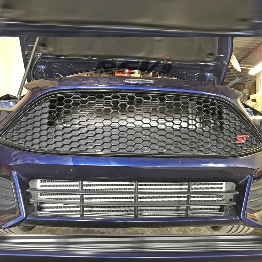 REV9 Ford Focus ST 2013-18 Front Mount Intercooler Kit Upgrade - Stealth Black