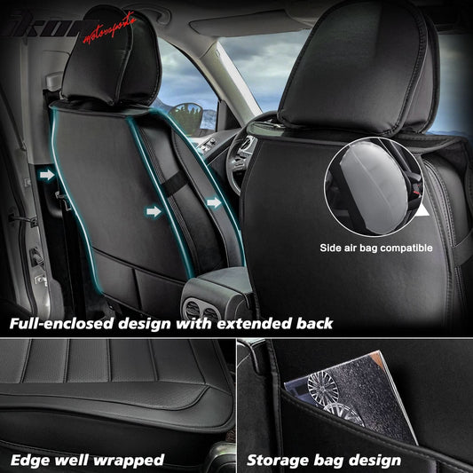 Universal Car Seat Covers Cushion Protecots PU Leather - 02 Style